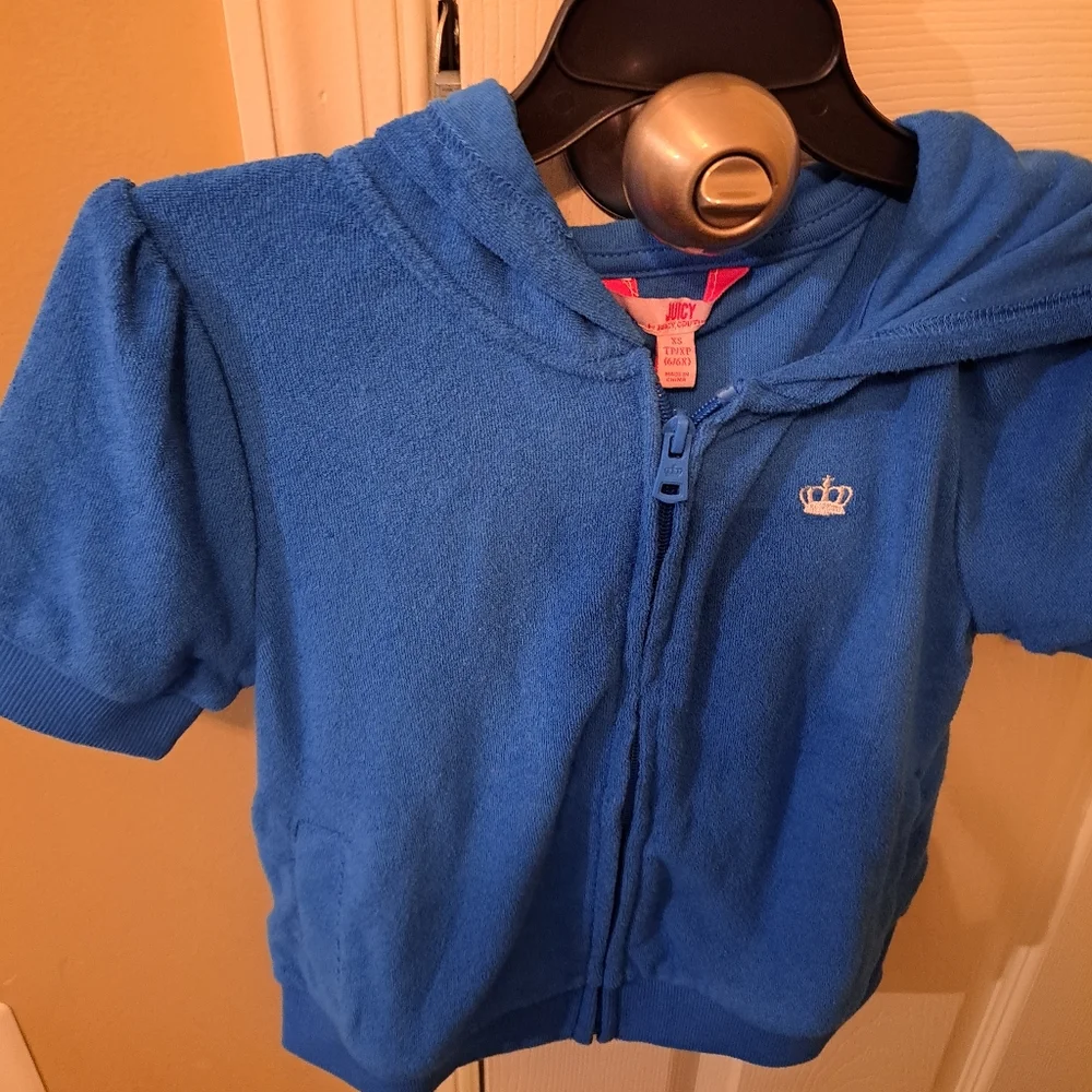 Juicy Couture Girls zip up jacket NWT